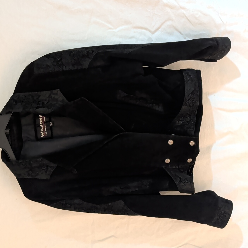 Wilson Women's Suede Black Jacket